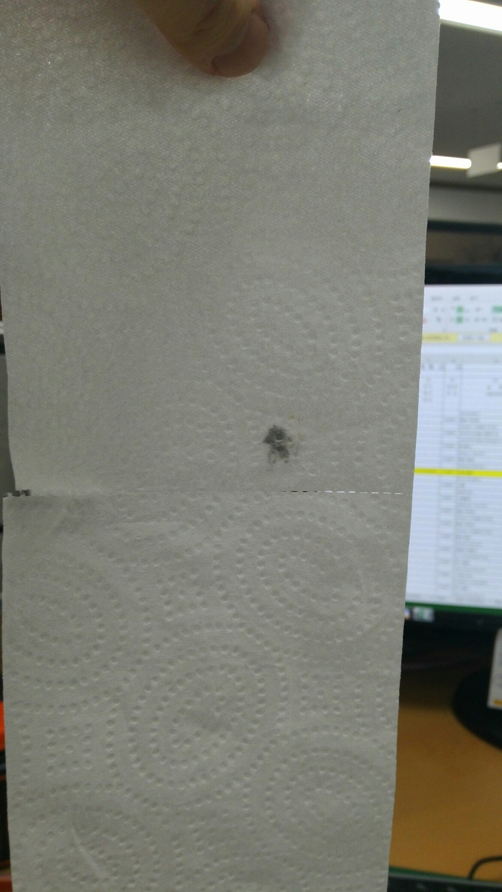 3겹 휴지 사이에 파리가 끼어있네요 .. | 인스티즈