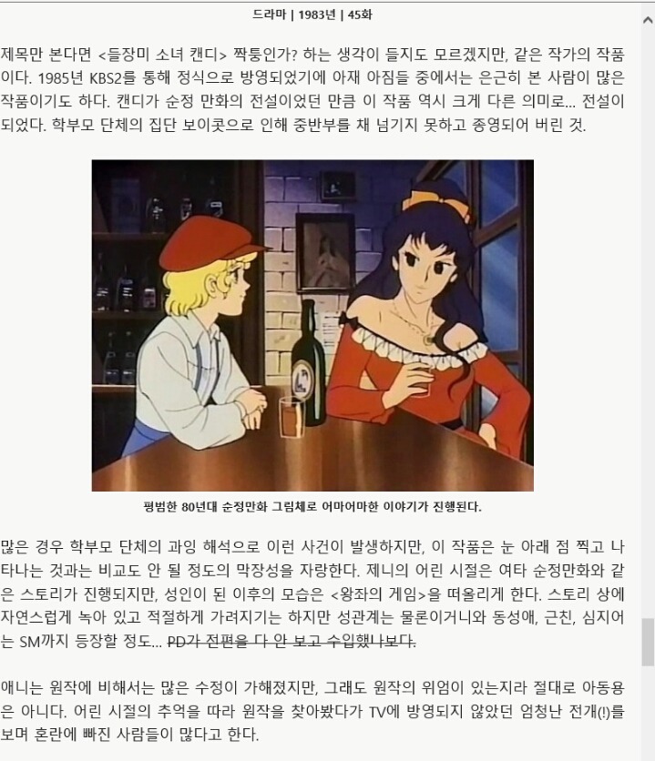 사람들이 잘 모르는 의외의 성인용 애니메이션 7선 | 인스티즈