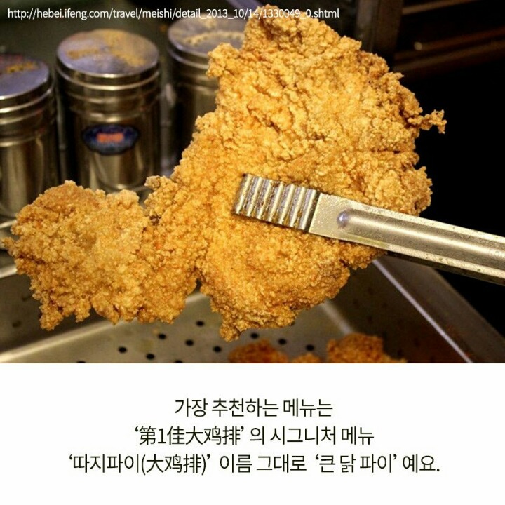 치킨인듯 돈까스같은 중화권대표 길거리 음식 | 인스티즈