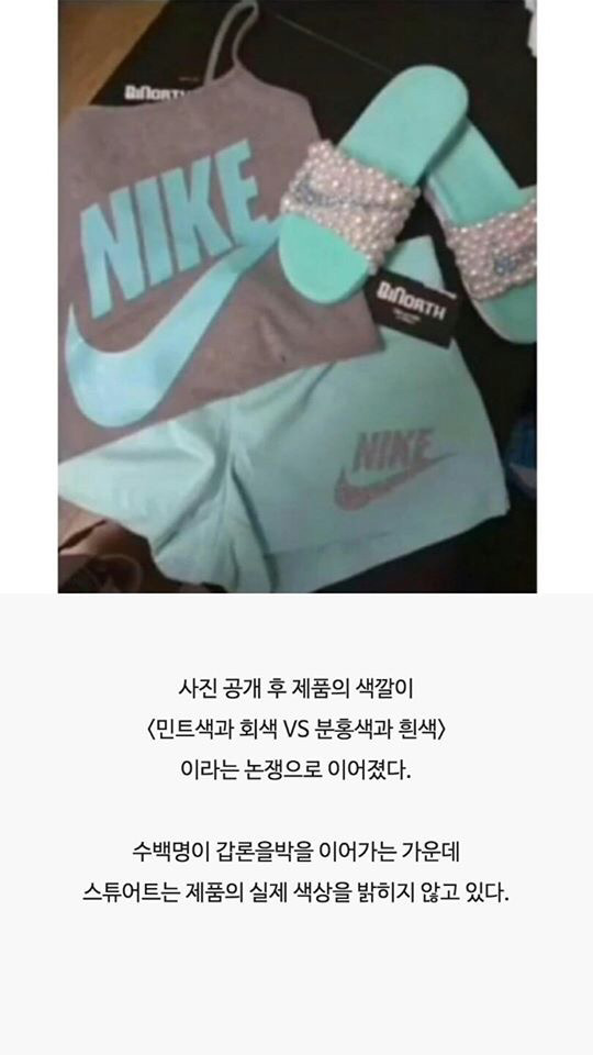 제2의 색깔논란 민트회색 vs 흰색분홍 | 인스티즈