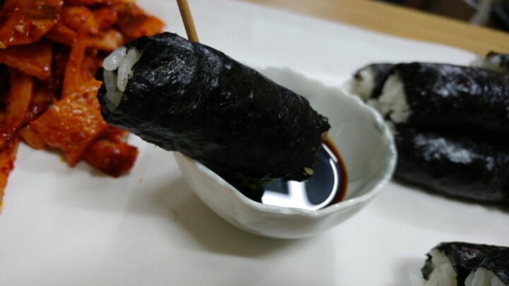 시장김밥 이미지
