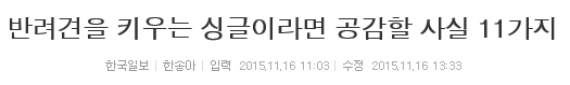 반려견을 키우는 싱글이라면 공감할 사실 11가지 | 인스티즈