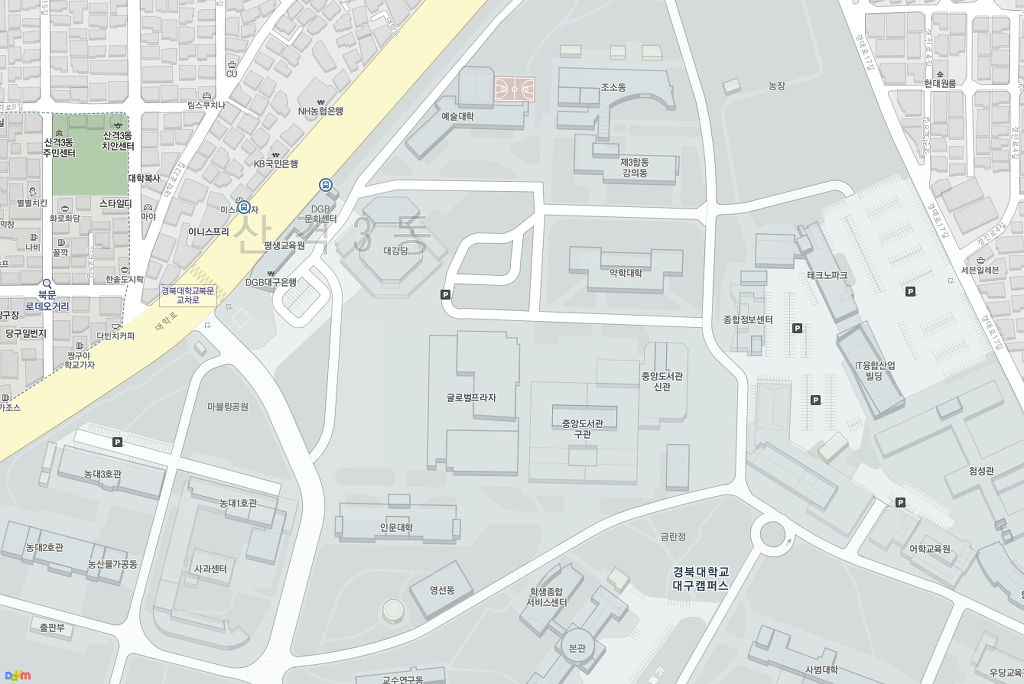 경북대학교글로벌플라자 이미지