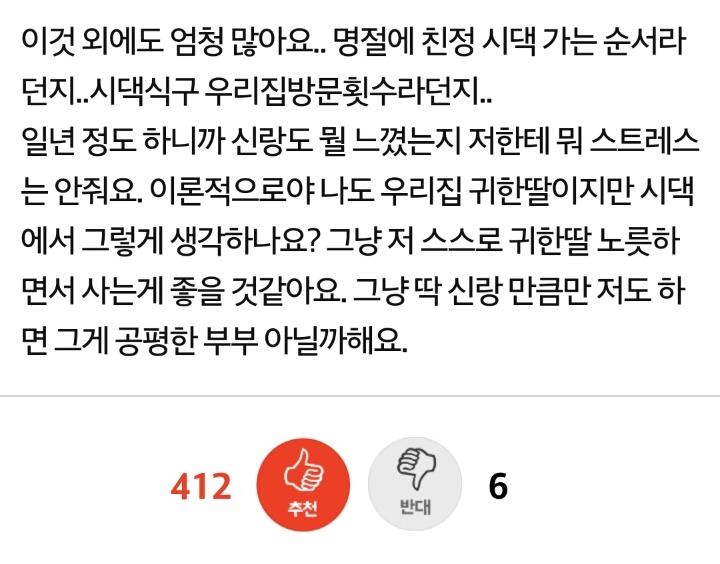 신랑이 자기하는거 만큼만 시댁에 해도 된다길래 | 인스티즈