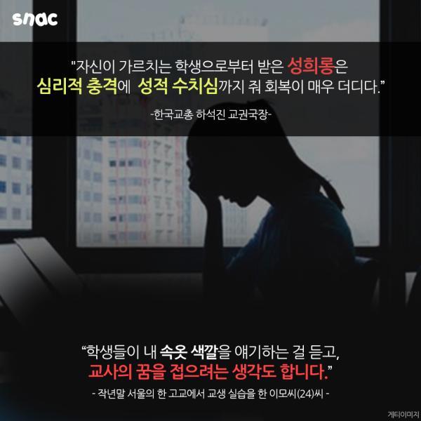 제자에게 성희롱 당하는 여교사들 | 인스티즈