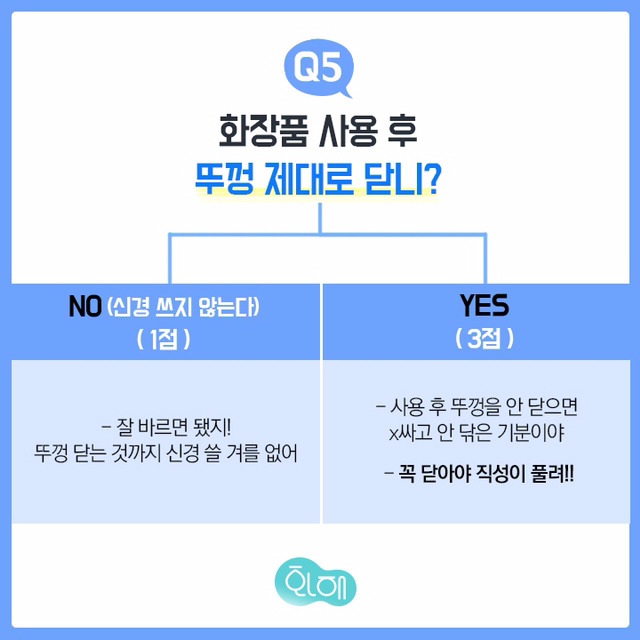 잘못된 뷰티습관 테스트 | 인스티즈