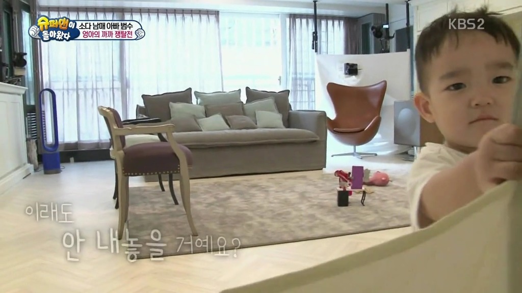[슈퍼맨이돌아왔다] 엉아 다을이가 삼촌한테 까까를 얻어내기 | 인스티즈