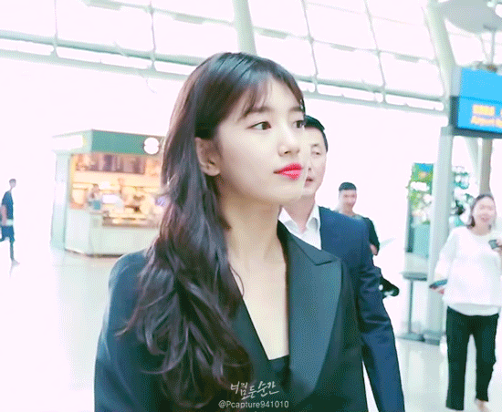 출국하는 수지.gif | 인스티즈