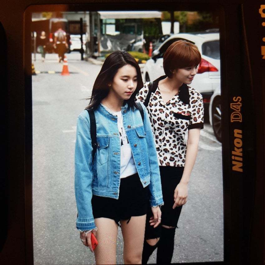 오늘자 유스케 트와이스 채영이 출근길 | 인스티즈