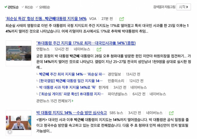 ㄹ혜 지지율 14%.. 2ch 반응 | 인스티즈