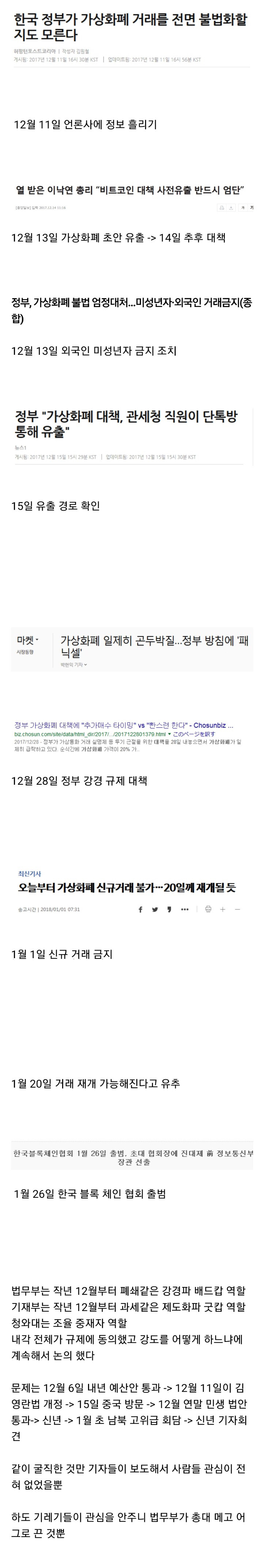 비트코인 관련해서 정부의 시그널이 없었다고?????? | 인스티즈
