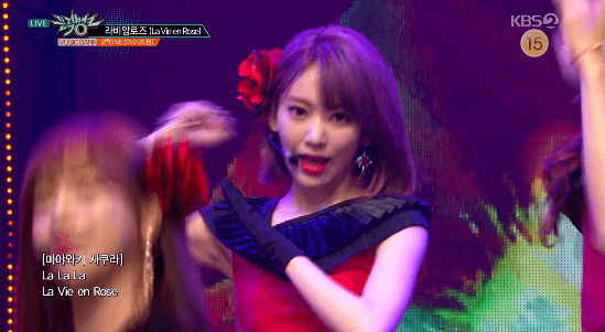 오늘 뮤직뱅크 아이즈원 라비앙로즈 안본 위즈원 흑우없재?.gif | 인스티즈