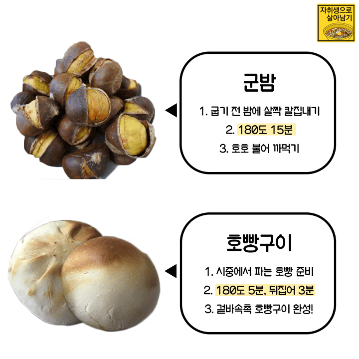 에어프라이어로 만드는 따끈따끈 겨울간식! | 인스티즈