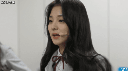 프로미스나인 V앱_음악방송 비하인드.GIF | 인스티즈