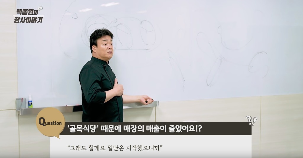 백종원이 골목식당에서 사장님들에게 메뉴 만들어서 알려주는 이유 | 인스티즈