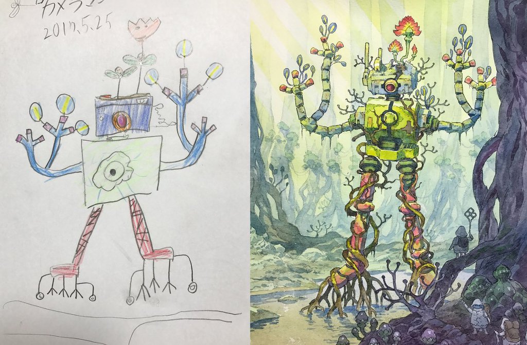 아들 그림 리메이크 하는 아버지 신작 및 모음집 | 인스티즈