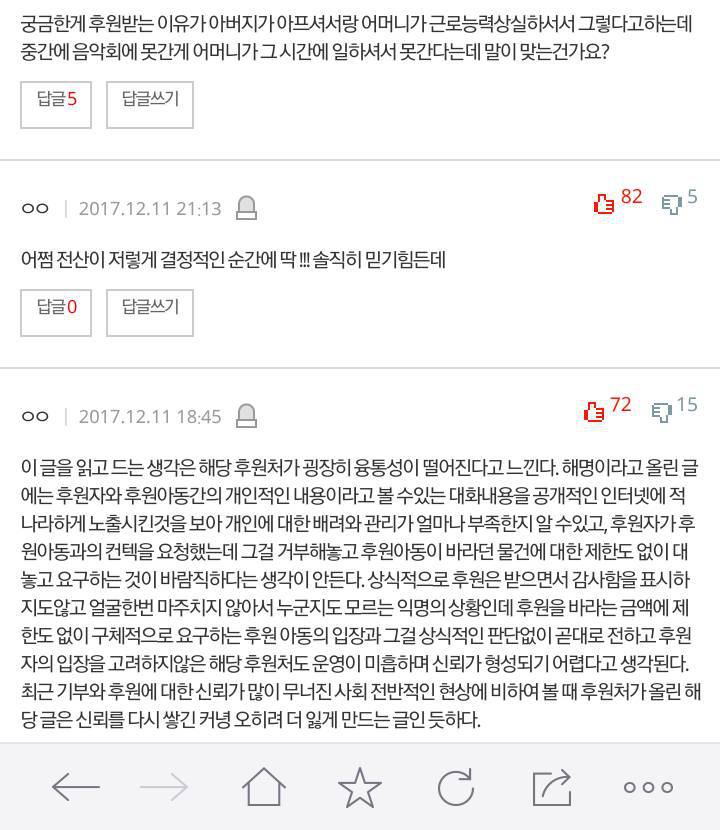 20만원짜리 점퍼를 요구한 후원아동 - 해당 글 관련한 본 단체의 입장문입니다 | 인스티즈