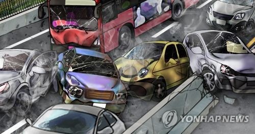 호남고속도로 장성 터널서 6중 추돌..귀경길 정체 | 인스티즈