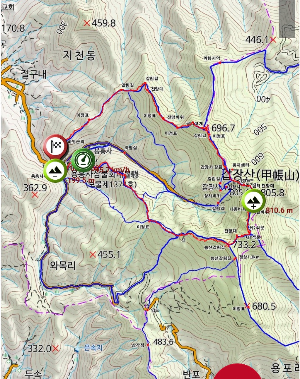 갑장산 이미지