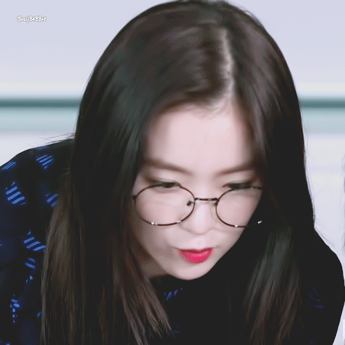 귀여운 안경 쓴 아이린.gif | 인스티즈