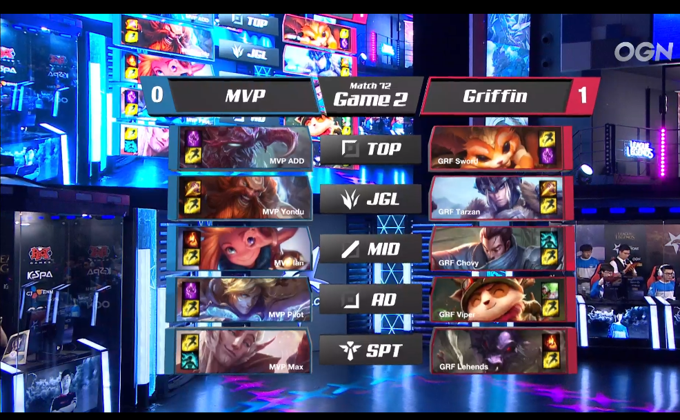 [LOL/롤챔스] 원딜 티모 등장.. 오늘(28일) 8시 경기,"MVP vs 그리핀"경기결과 및 순위 & 내일 경기일정.jpg | 인스티즈