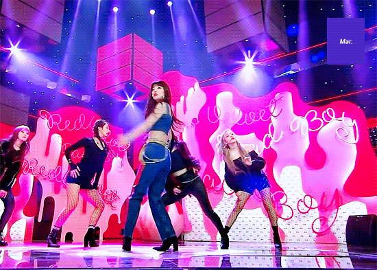 인기가요 레드벨벳.gif | 인스티즈
