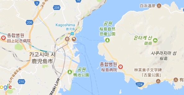 활화산 코앞에 위치한 일본의 도시 | 인스티즈
