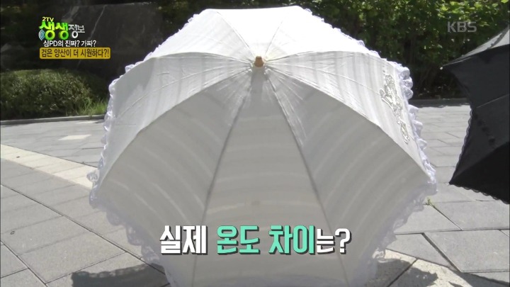 검은 양산이 더 시원하다? | 인스티즈