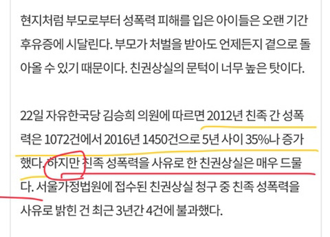 우리나라는 부모가 성폭행으로 구속 돼도 친권 상실이 안된대 | 인스티즈